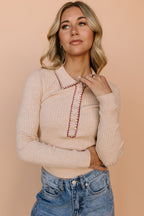Vivian Top in Tan