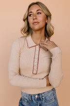 Vivian Top in Tan