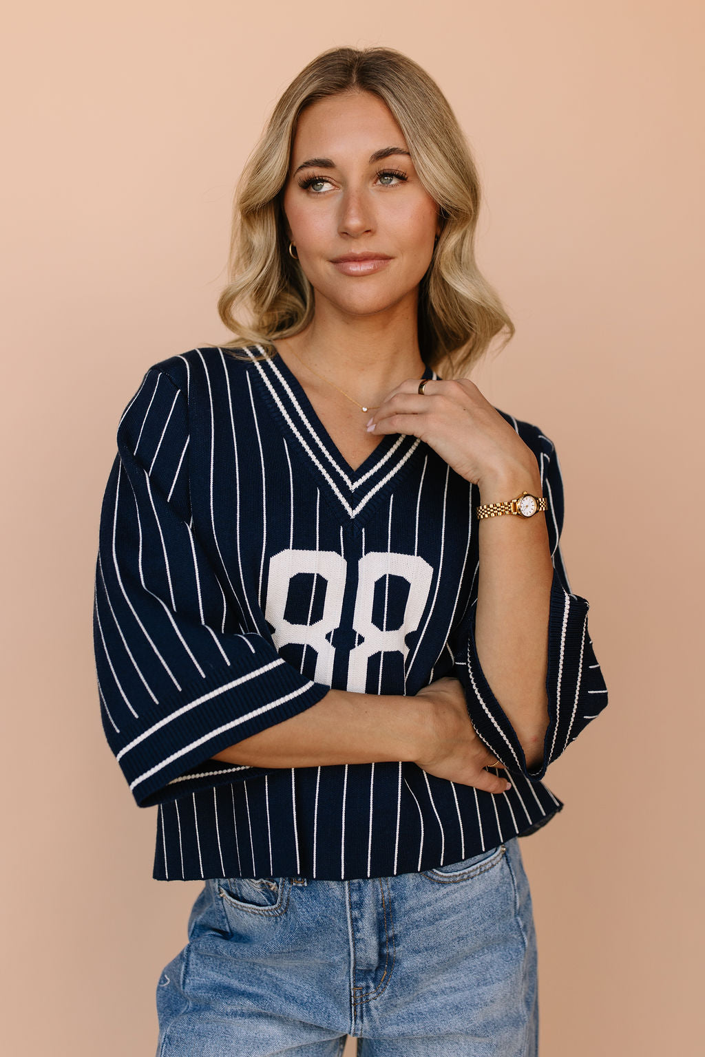 Sideline Stripe Top Main image