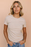Kim Ribbed Tee