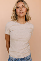Kim Ribbed Tee