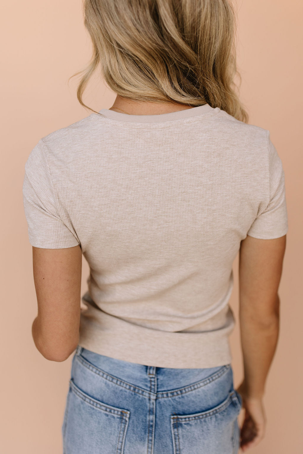 Kim Ribbed Tee