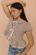 Francis Gingham Blouse
