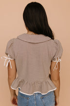 Francis Gingham Blouse