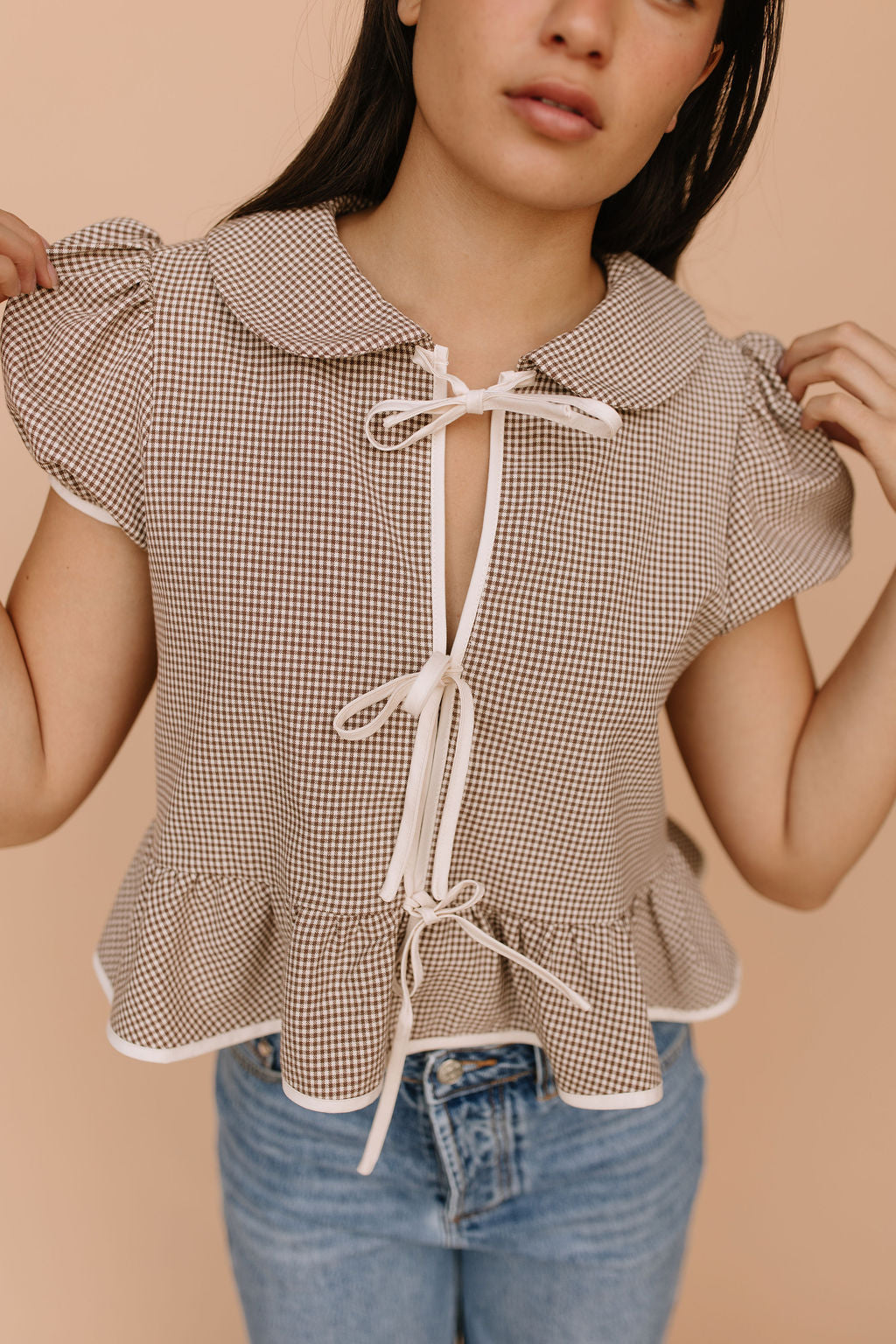 Francis Gingham Blouse