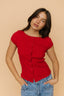 Free People Most Wanted Cardi in Red