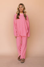 Porter Fleece Stripe Pants