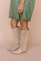 beige dress boots women Tess Boots in Beige 6