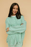 Porter Fleece Stripe Top
