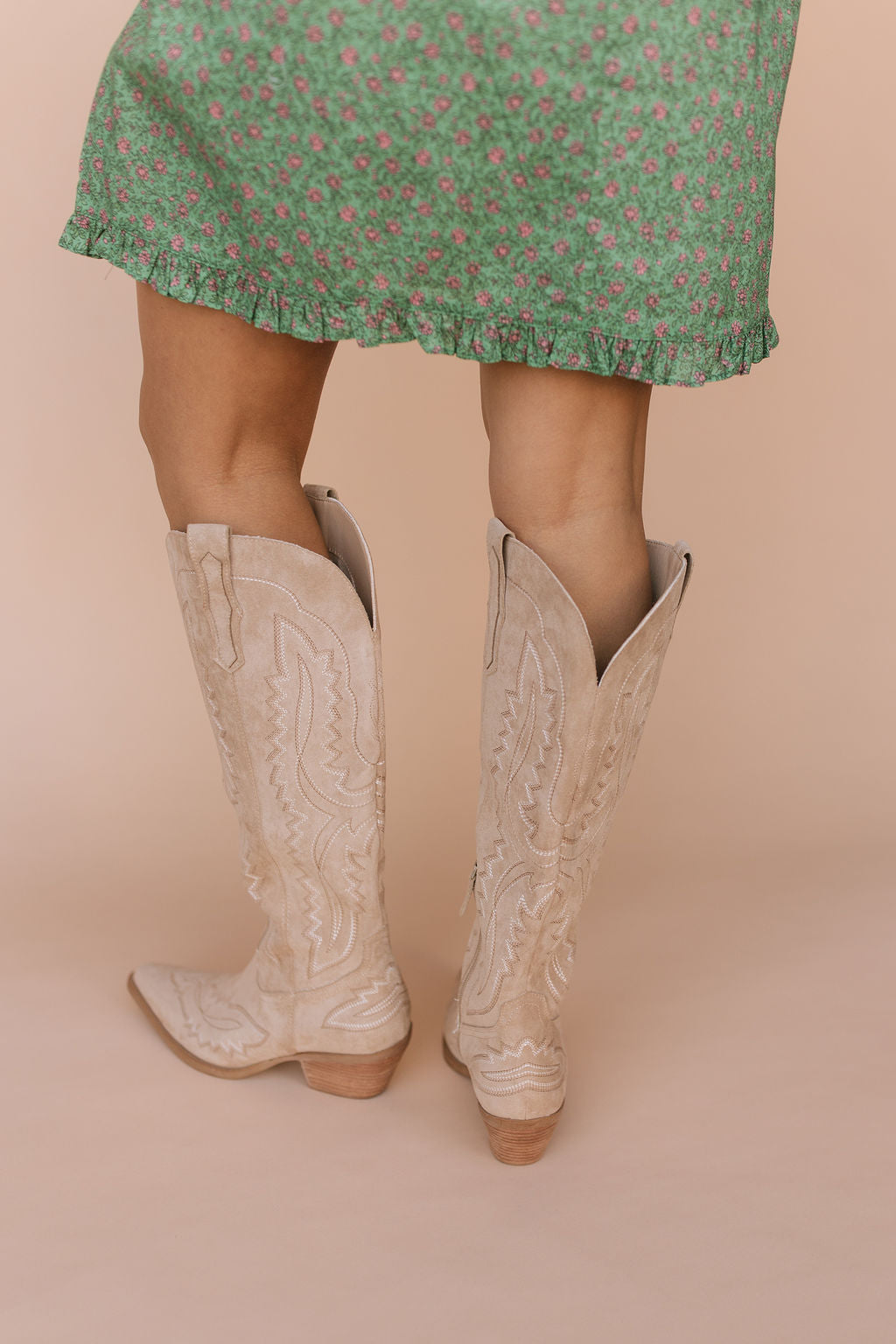 Tess Boots in Beige
