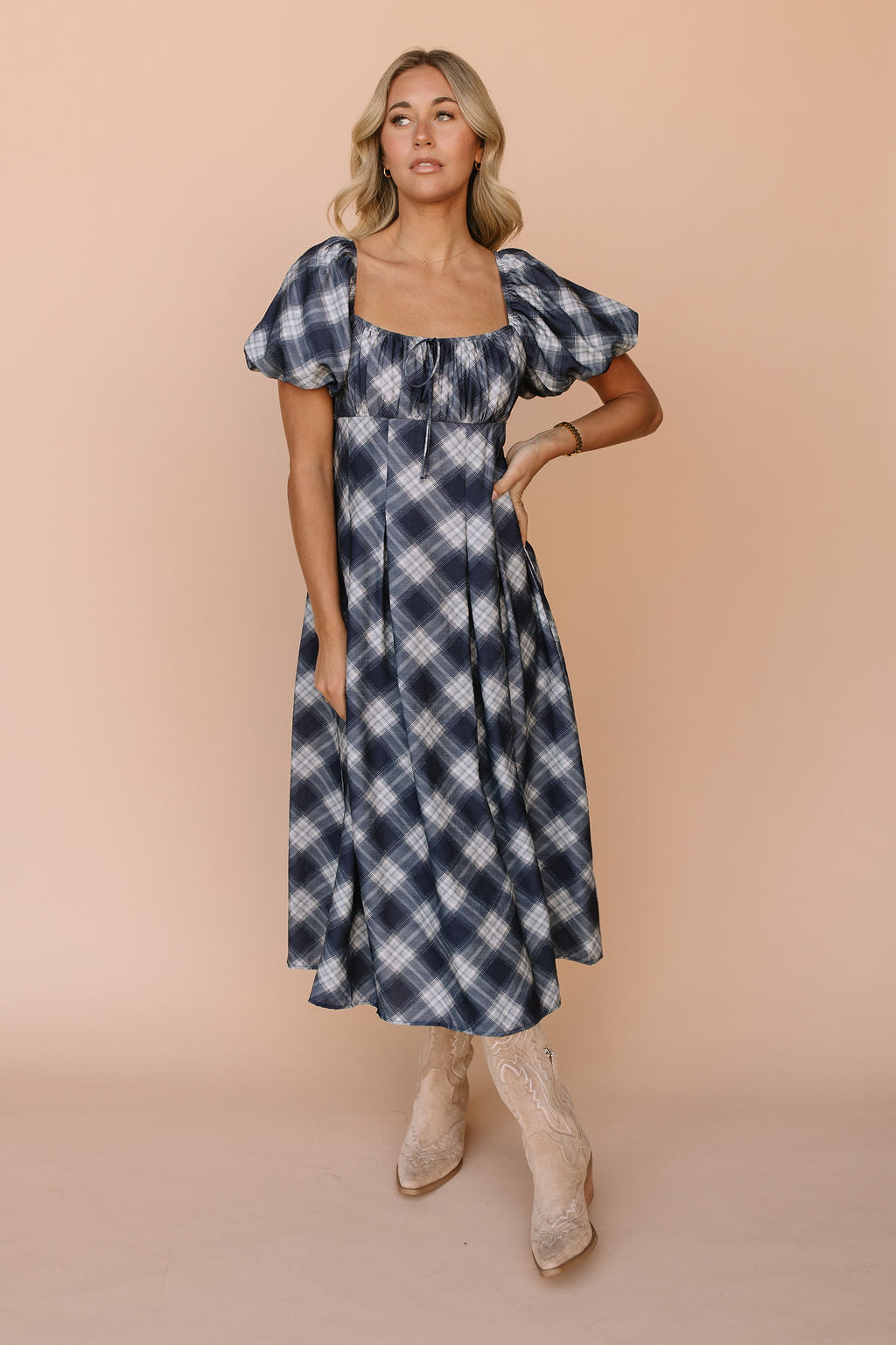 Nessa Plaid Dress Main image