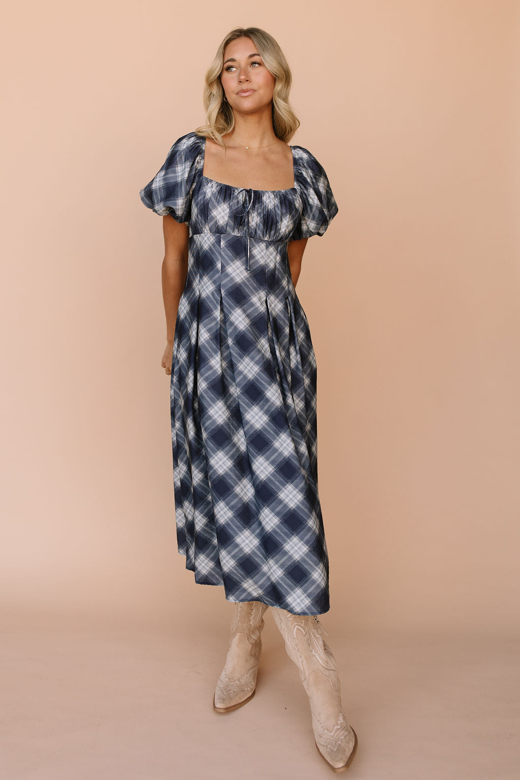 Nessa Plaid Dress