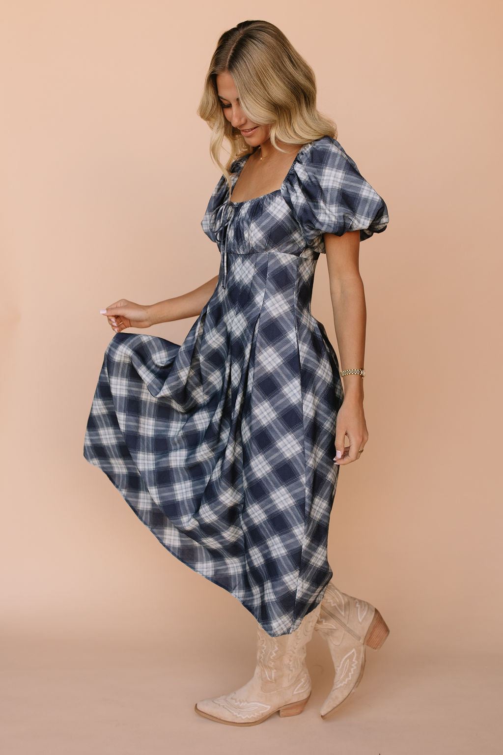 Nessa Plaid Dress