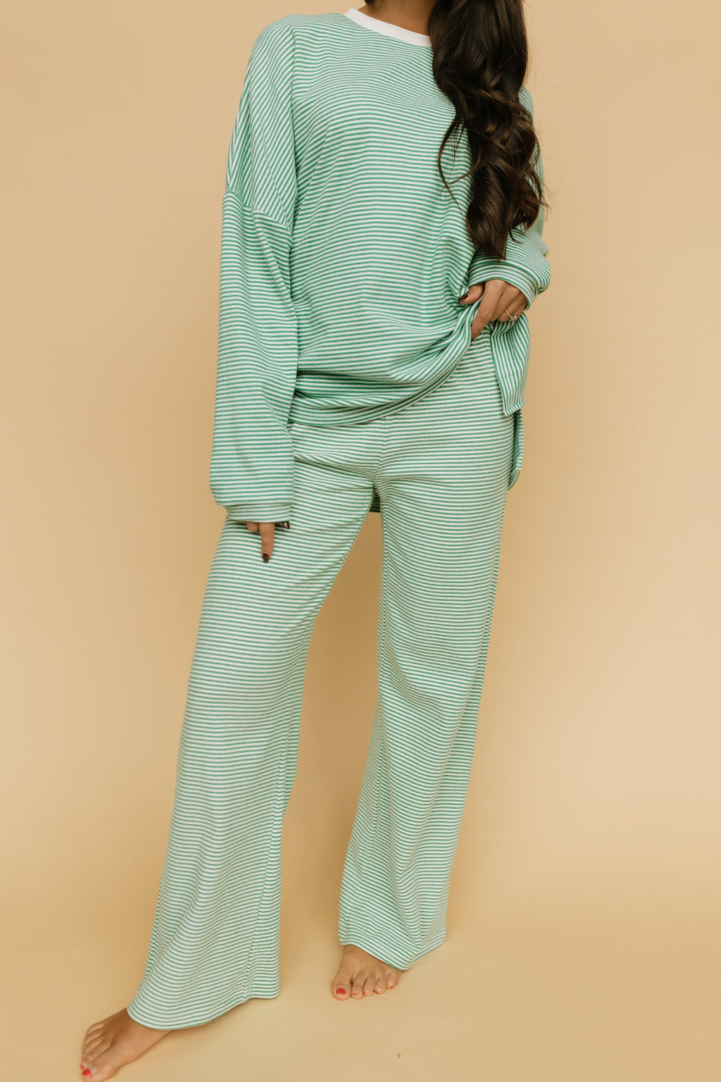 Porter Fleece Stripe Pants