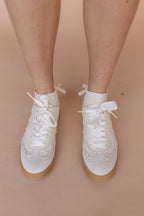 Destiny Lace Sneakers in Ivory