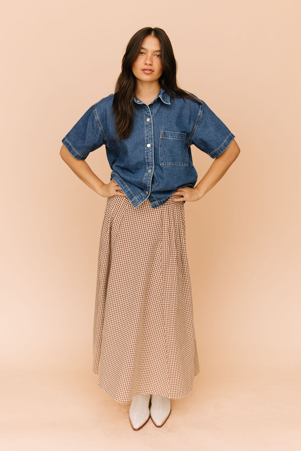Phoenix Gingham Skirt Secondary image