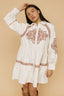 FINAL SALE - Camille Embroidered Dress