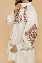 FINAL SALE - Camille Embroidered Dress