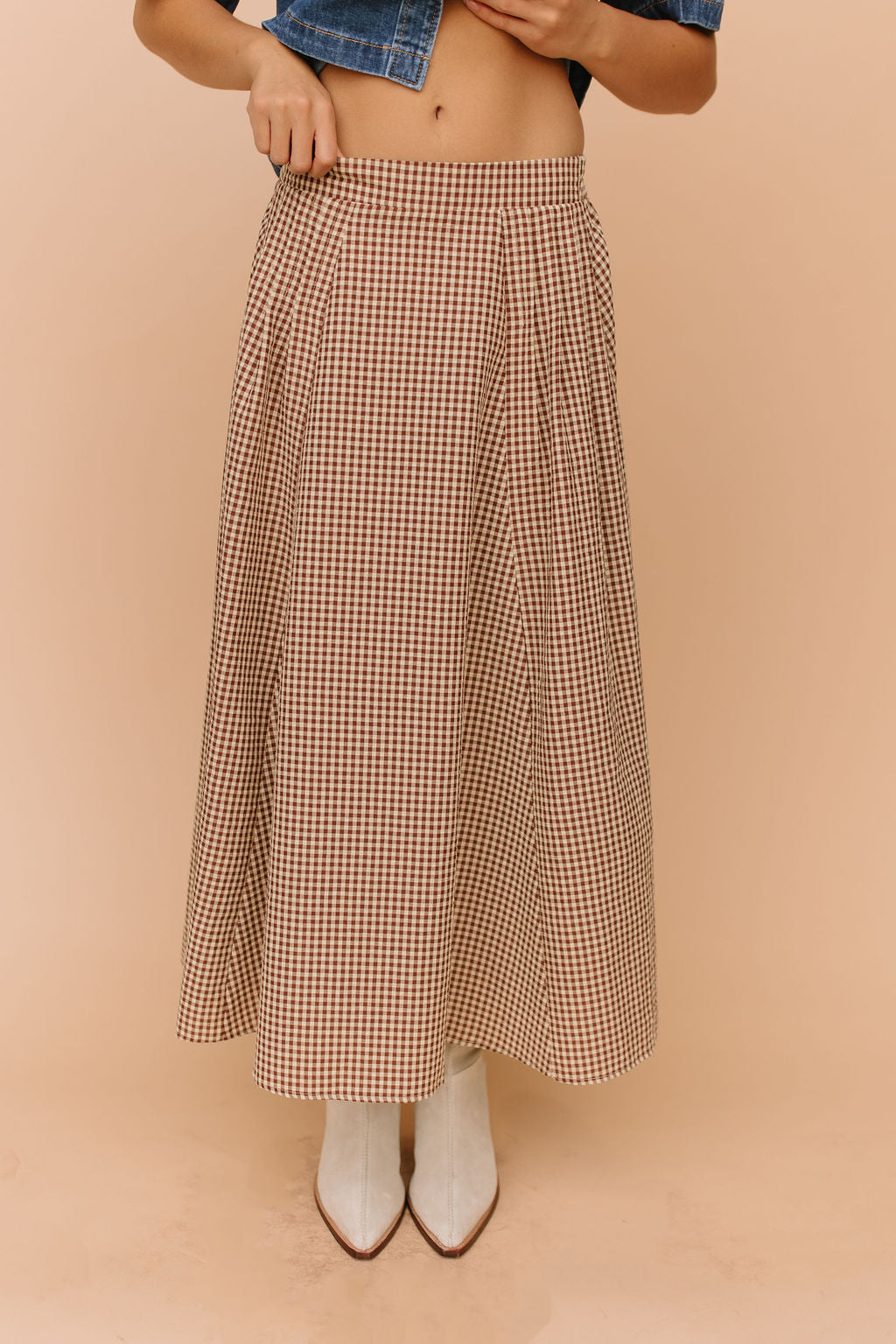 Phoenix Gingham Skirt Main image