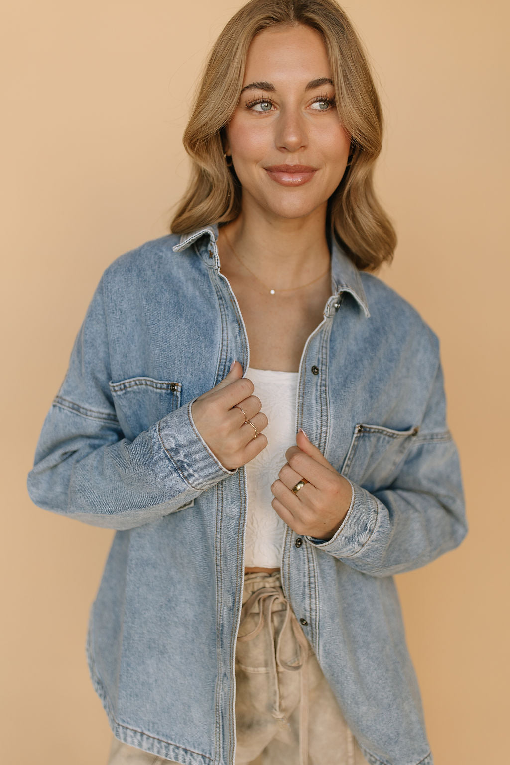 Romy Denim Jacket in Blue
