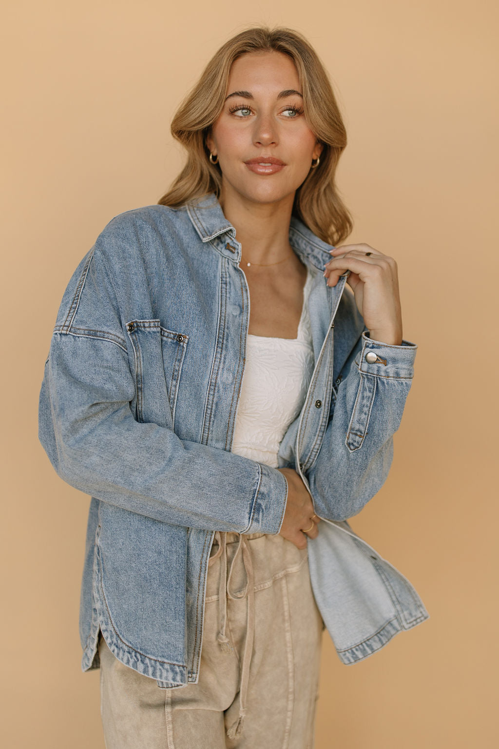 Romy Denim Jacket in Blue
