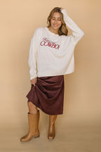 FINAL SALE - Zella Suede A-Line Skirt in Chocolate