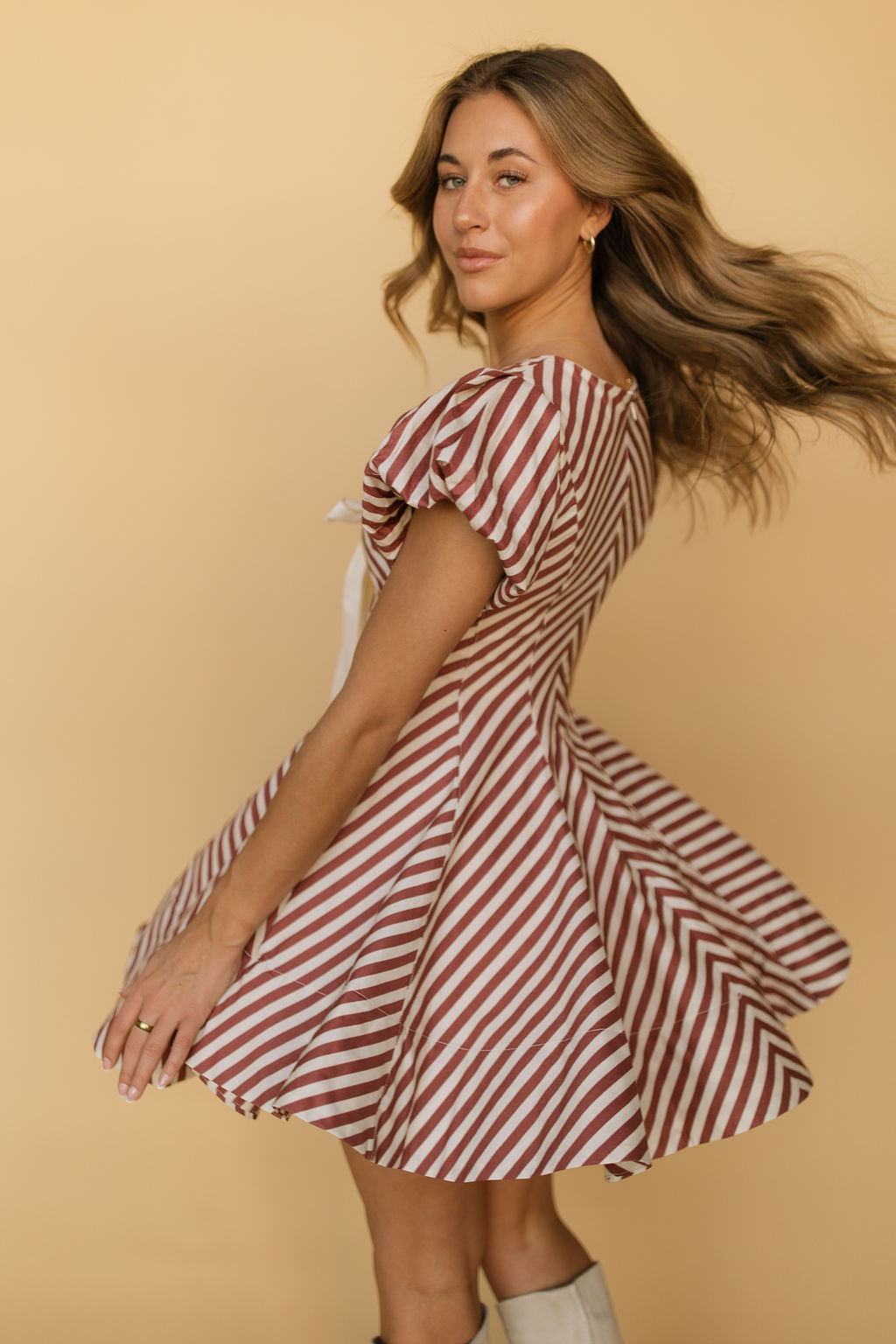 FINAL SALE - Peppermint Stripe Dress