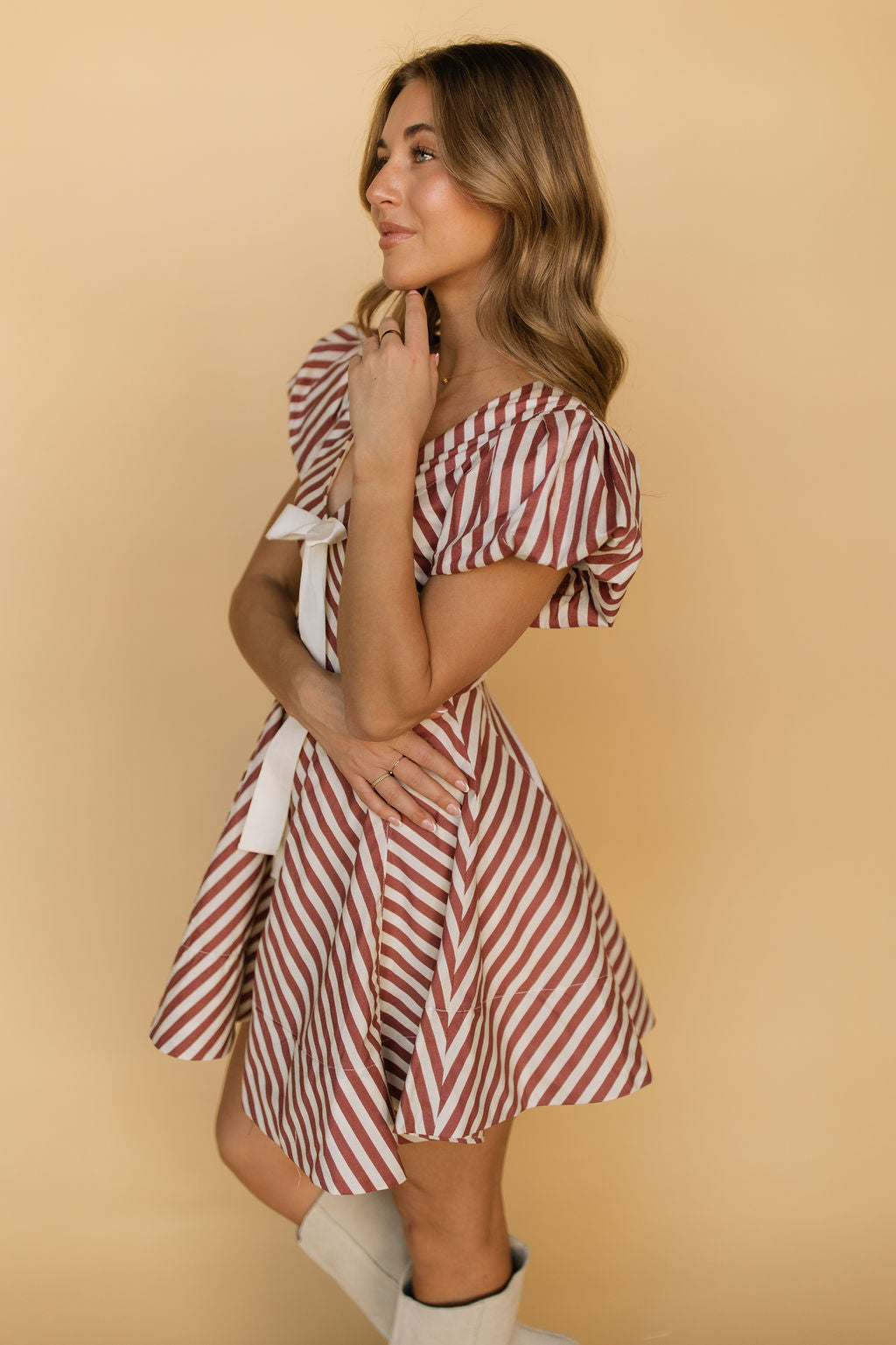 FINAL SALE - Peppermint Stripe Dress