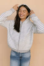 Myles Stripe Hooded Jacket