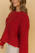 Rachel Cardigan in Red