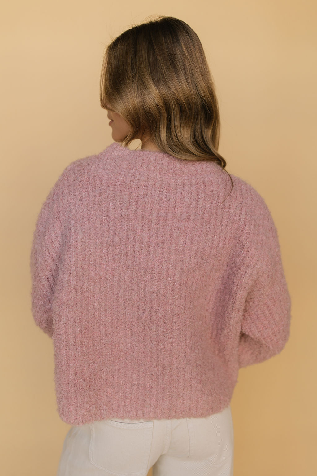 Rachel Cardigan in Mauve