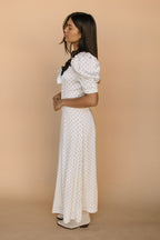 Oh My Darling Lace Polkadot Dress Medium