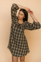 Madison Plaid Shift Dress