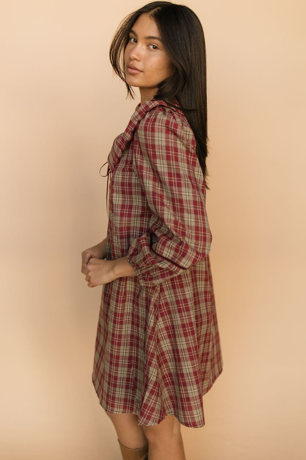 Madison Plaid Shift Dress