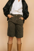 Dawson Leopard Jorts