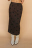 FINAL SALE - Stella Chocolate Polka Dot Pencil Skirt