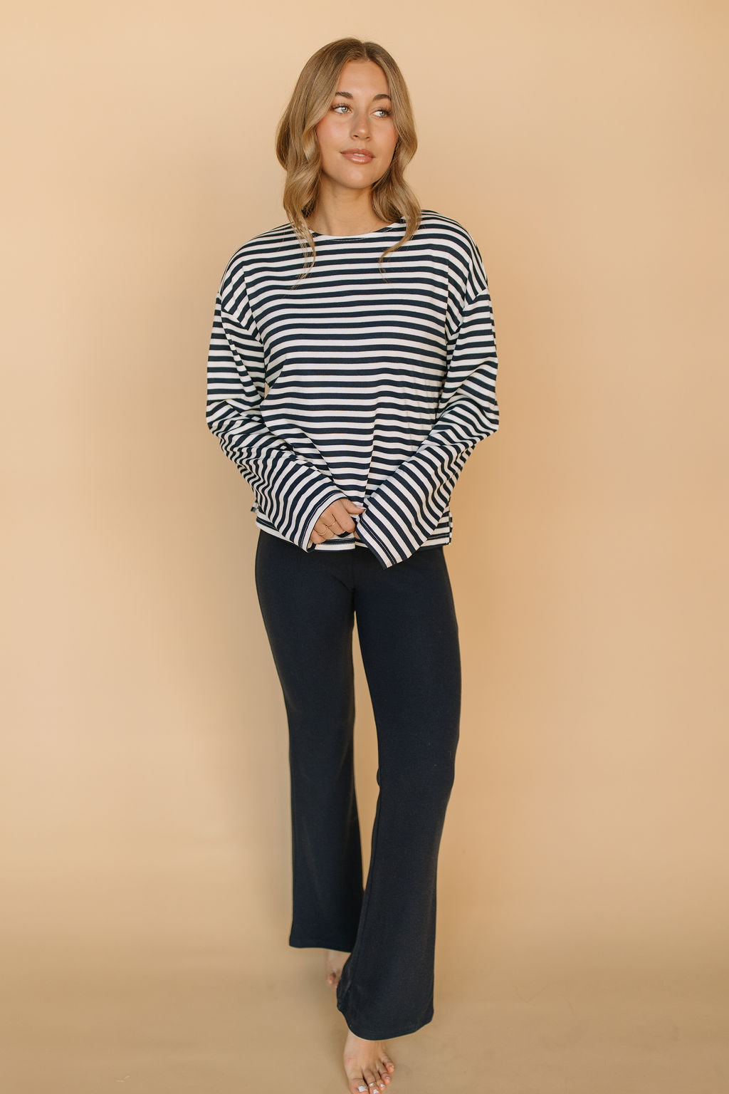 Cozy Core Fleece Pants in Navy Secondary image