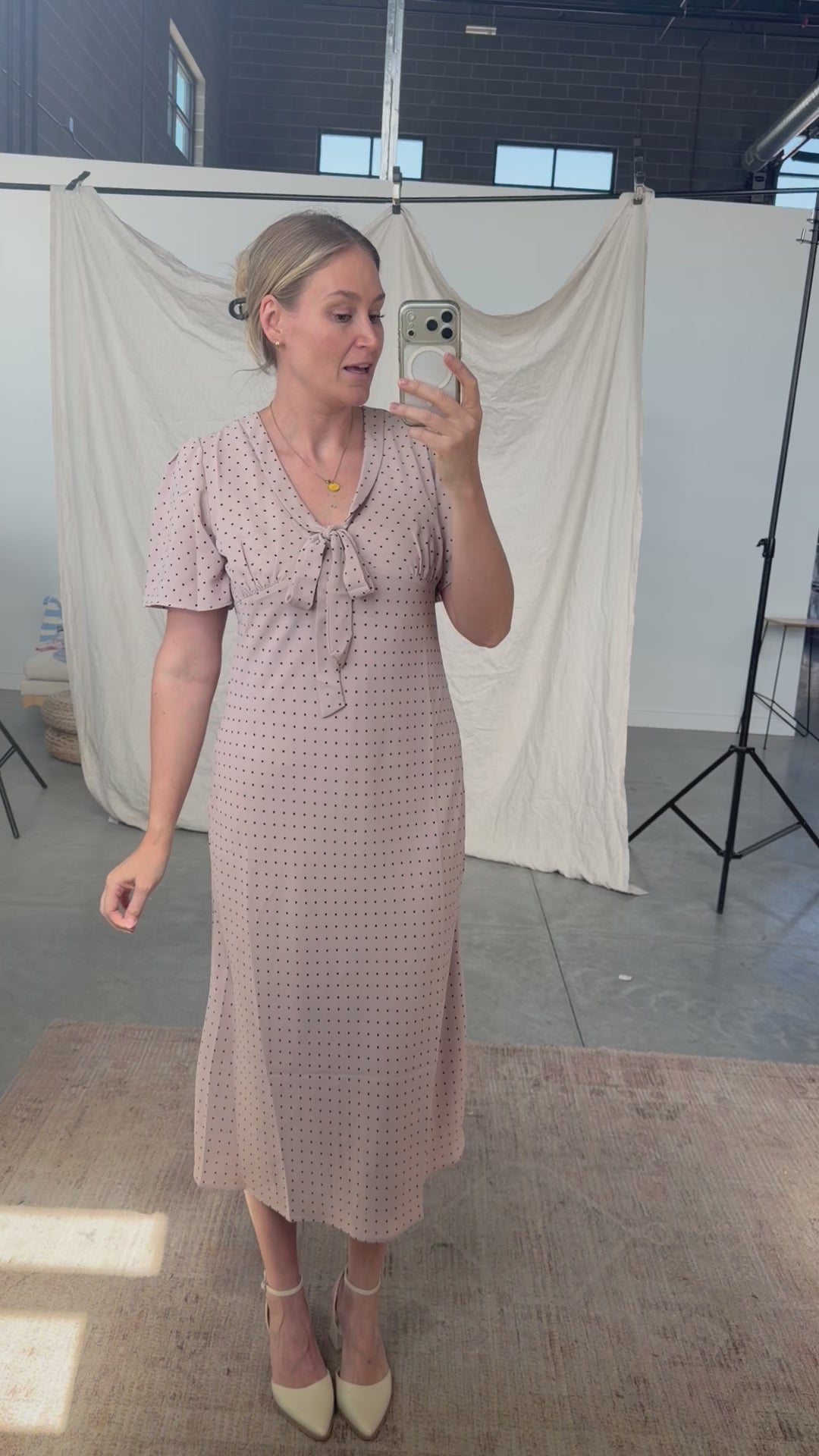 Anna Dotted Maxi
