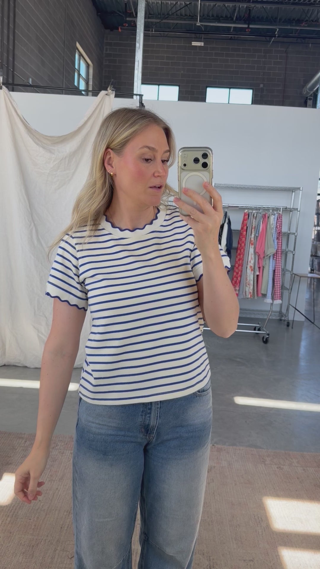 Whitney Stripe Tee