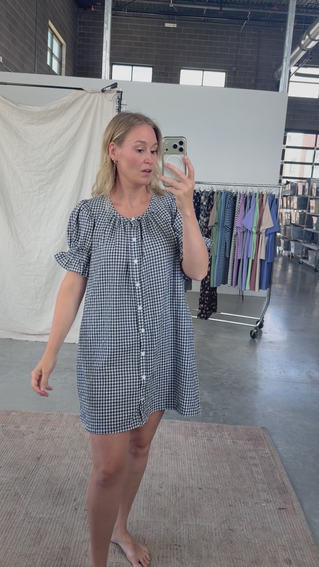 Sarah Gingham Dress