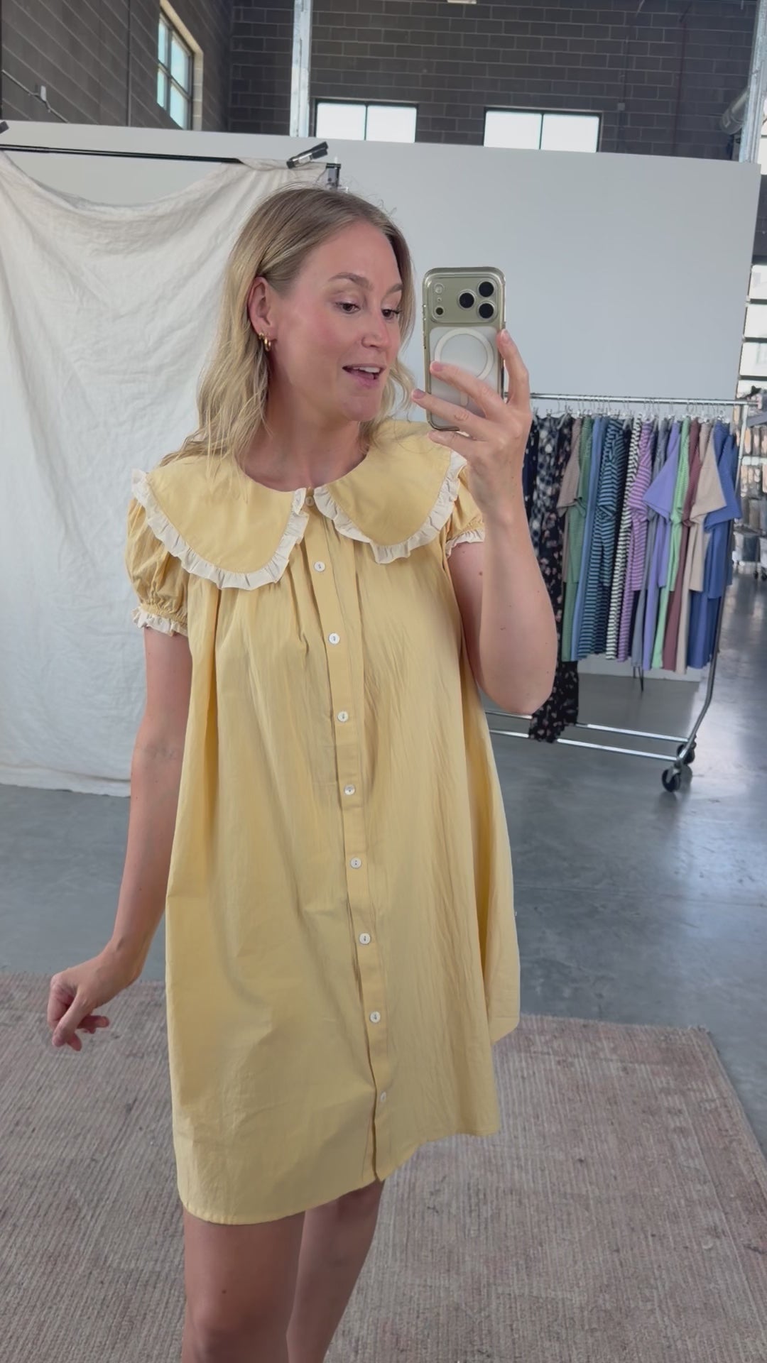 Whimsy Dress in Honey