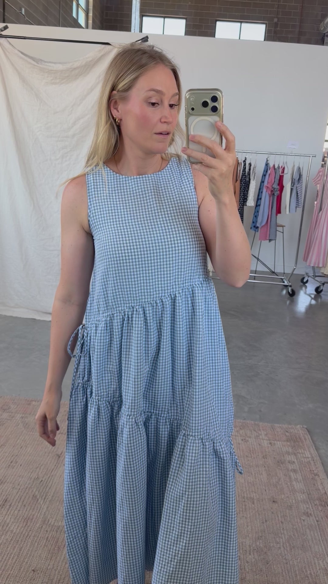 Kennedy Asymmetrical Tie Maxi