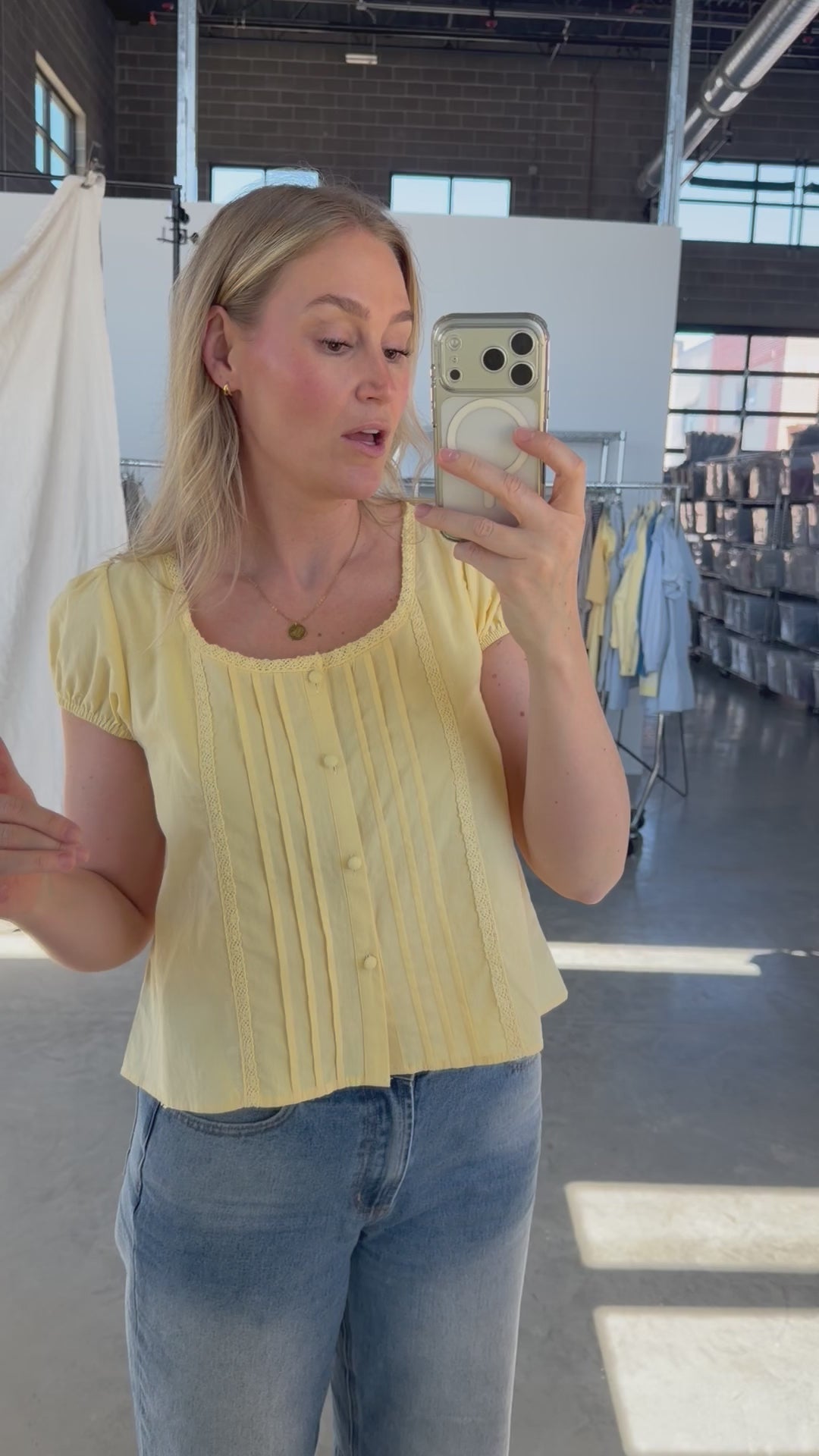 Lainey Butter Yellow Top
