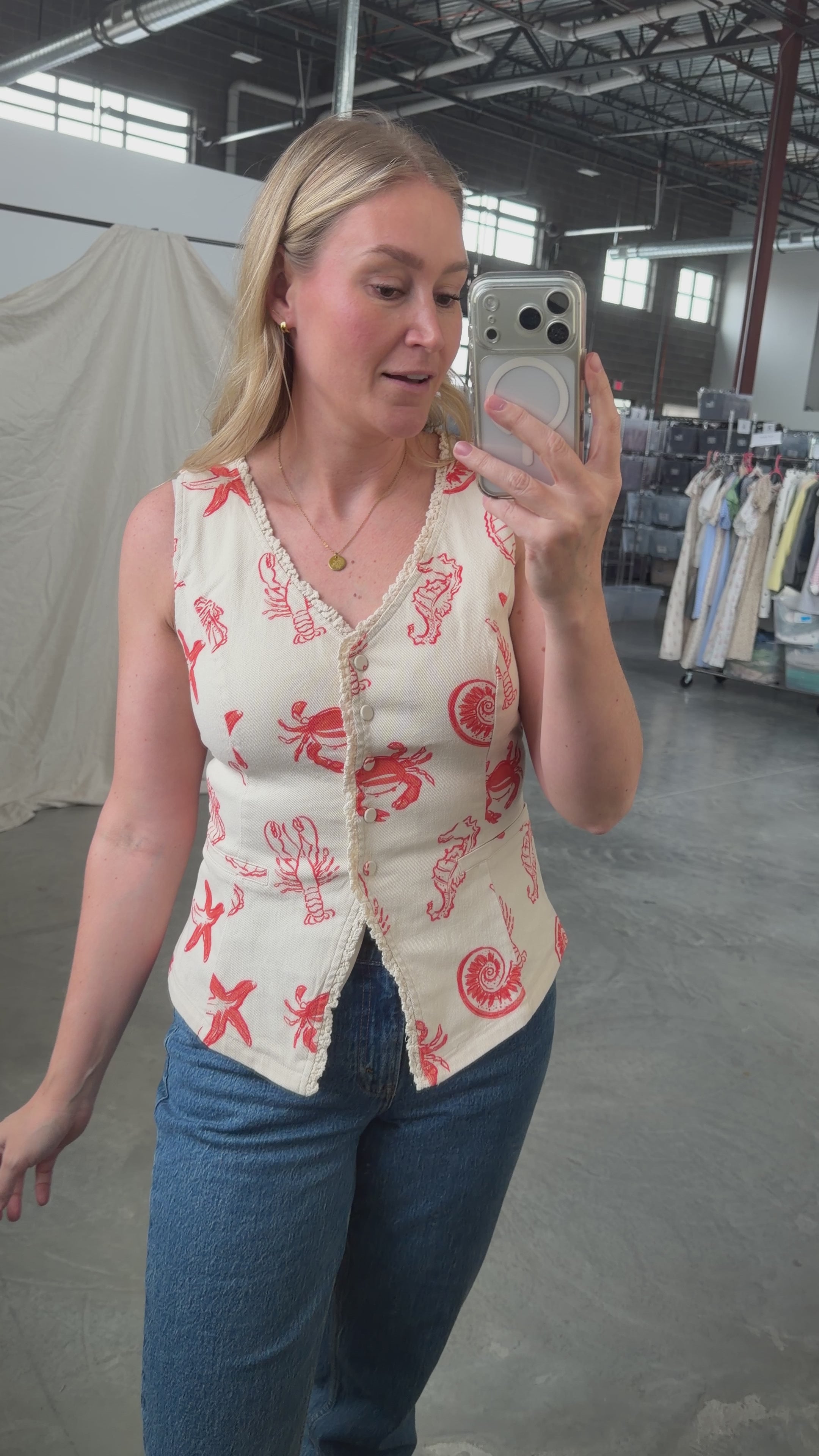 FINAL SALE - Coastal Keepsake Vest