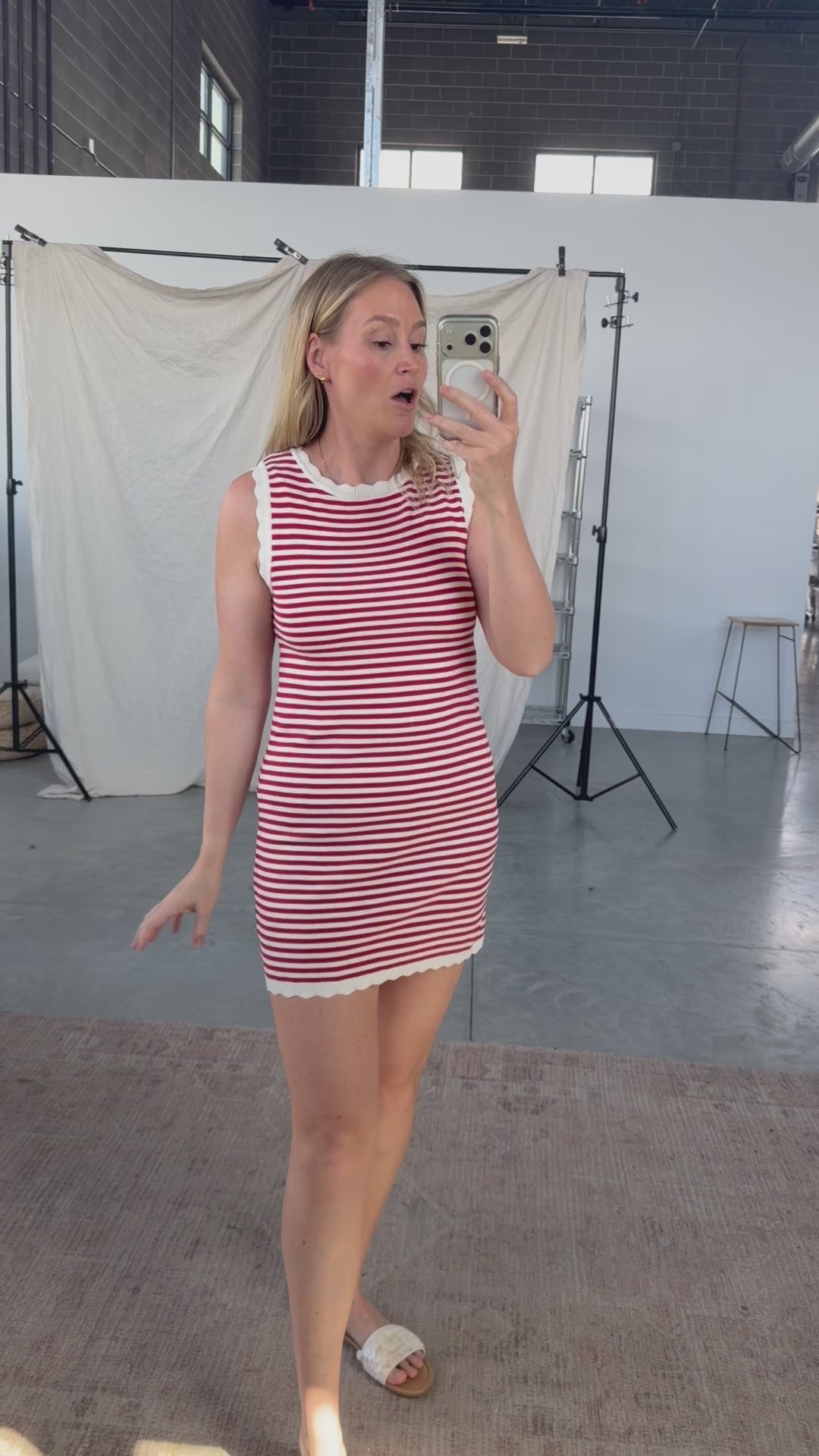 Hampton Knit Stripe Dress