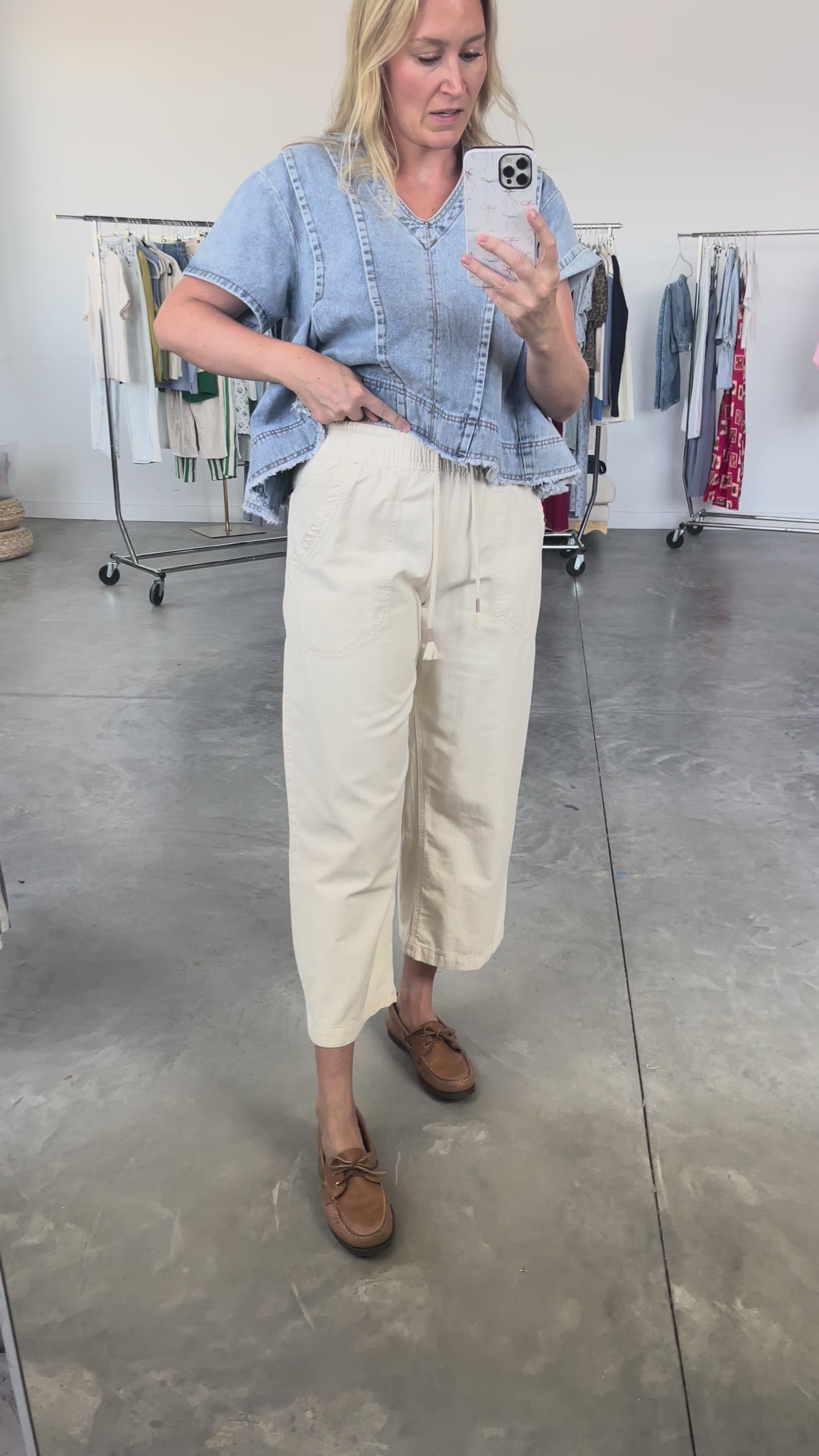 Free People Easy Peasy Pull On Jeans in Irie