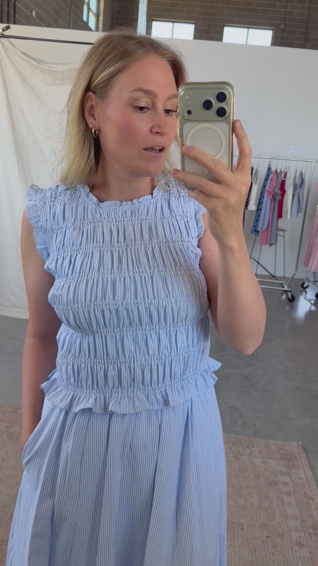 Sandie Pinstripe Tank