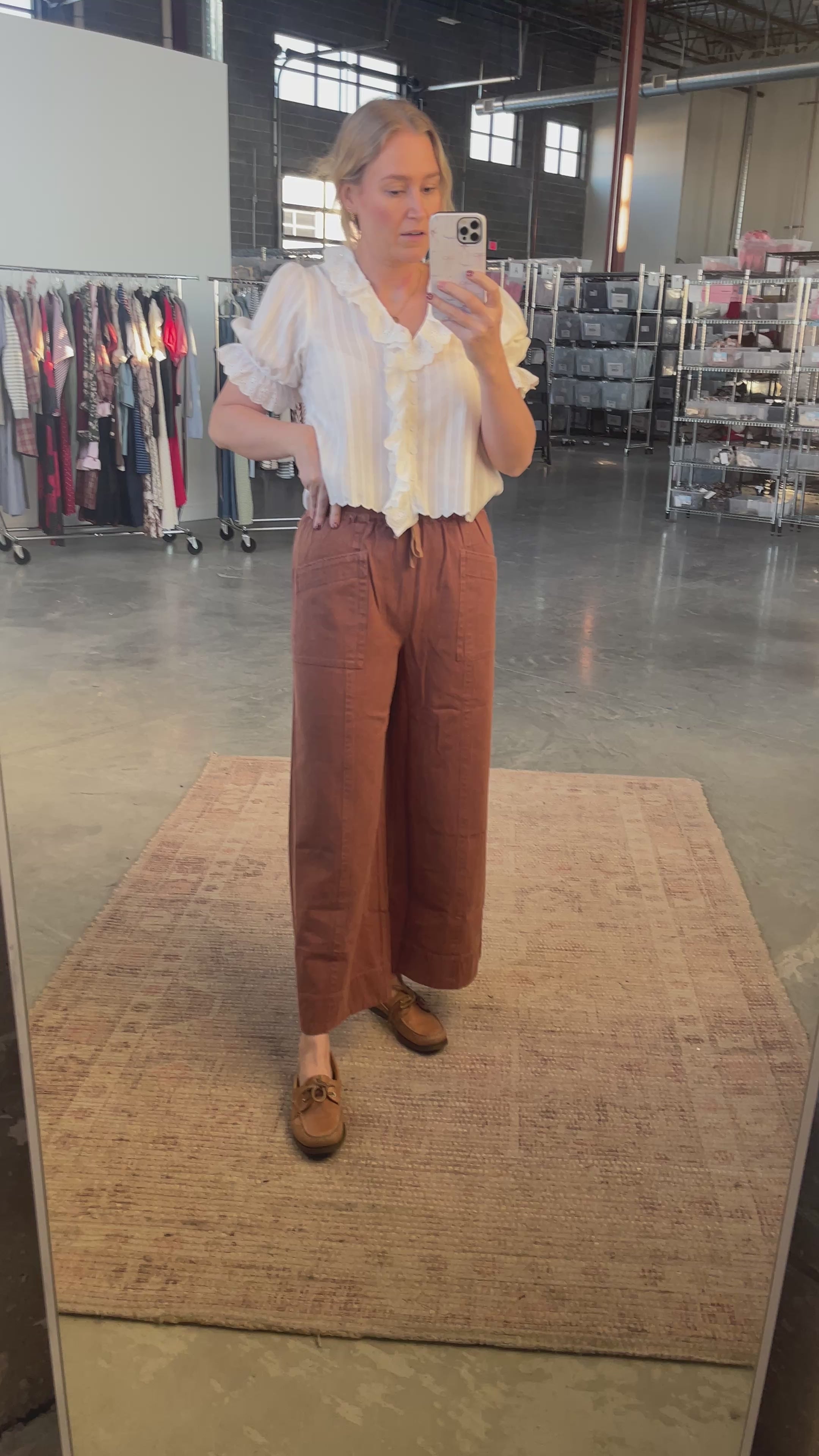 Sheena Cotton Twill Pants