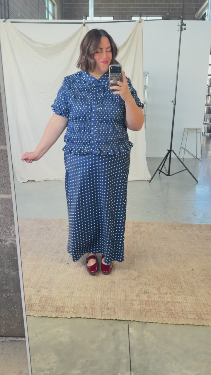 Dot Noir Skirt