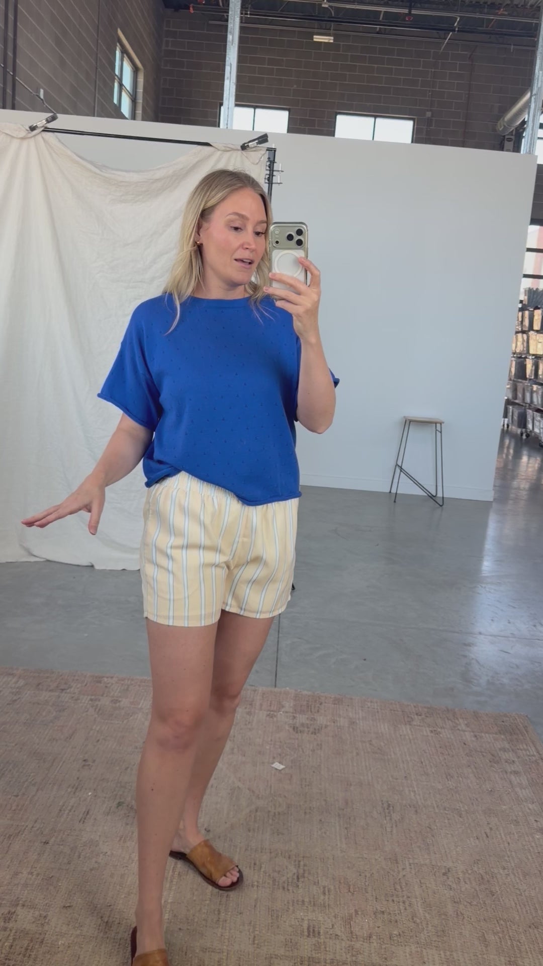 Brynn Stripe Shorts